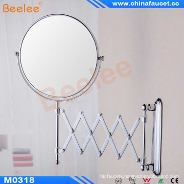 3X Magnification Double-Sided Extendable Wall Mounted Mirror